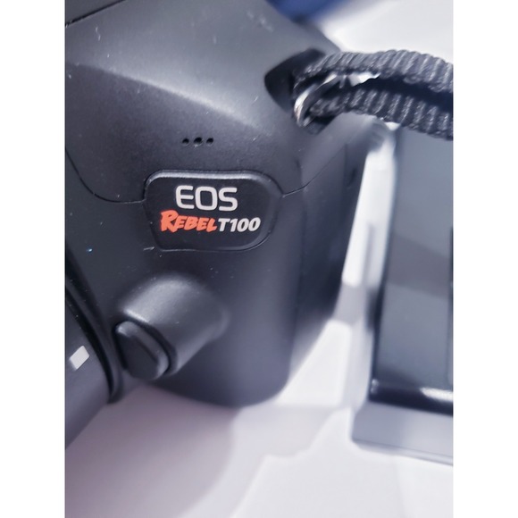 Canon EOS Rebel T100 18 MP Digital SLR Camera Bundle With Lens - Works - Picture 15 of 15